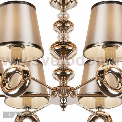 Подвесная люстра iLamp Brooklyn P2401-6 Nickel