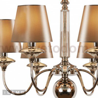 Подвесная люстра iLamp Rolling P2406-6  Nickel