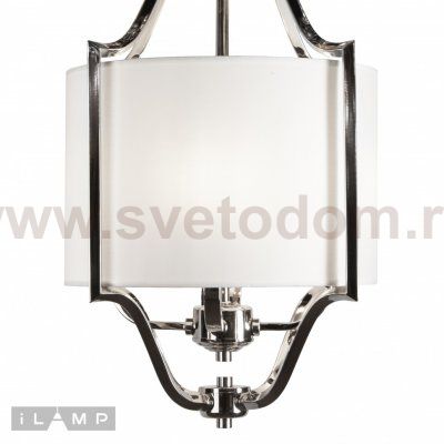 Подвесная люстра iLamp Divole P2442-4 Nickel