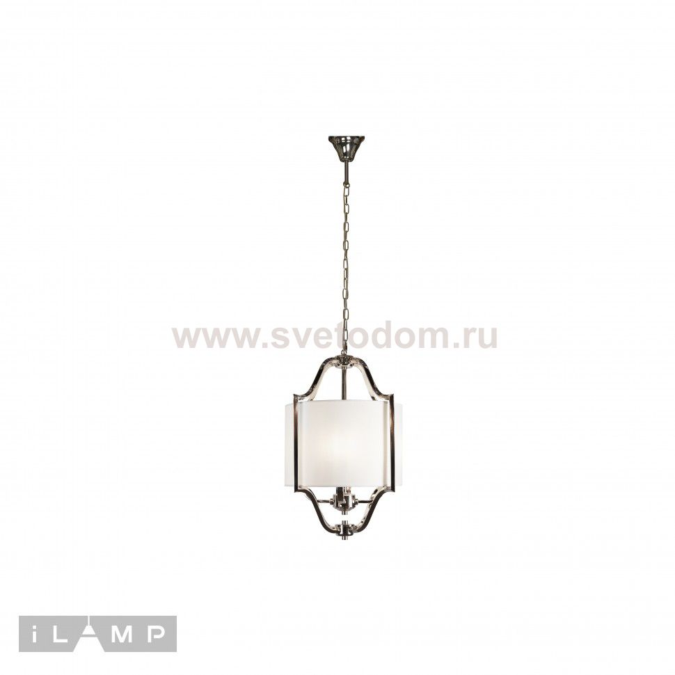 Подвесная люстра iLamp Divole P2442-4 Nickel