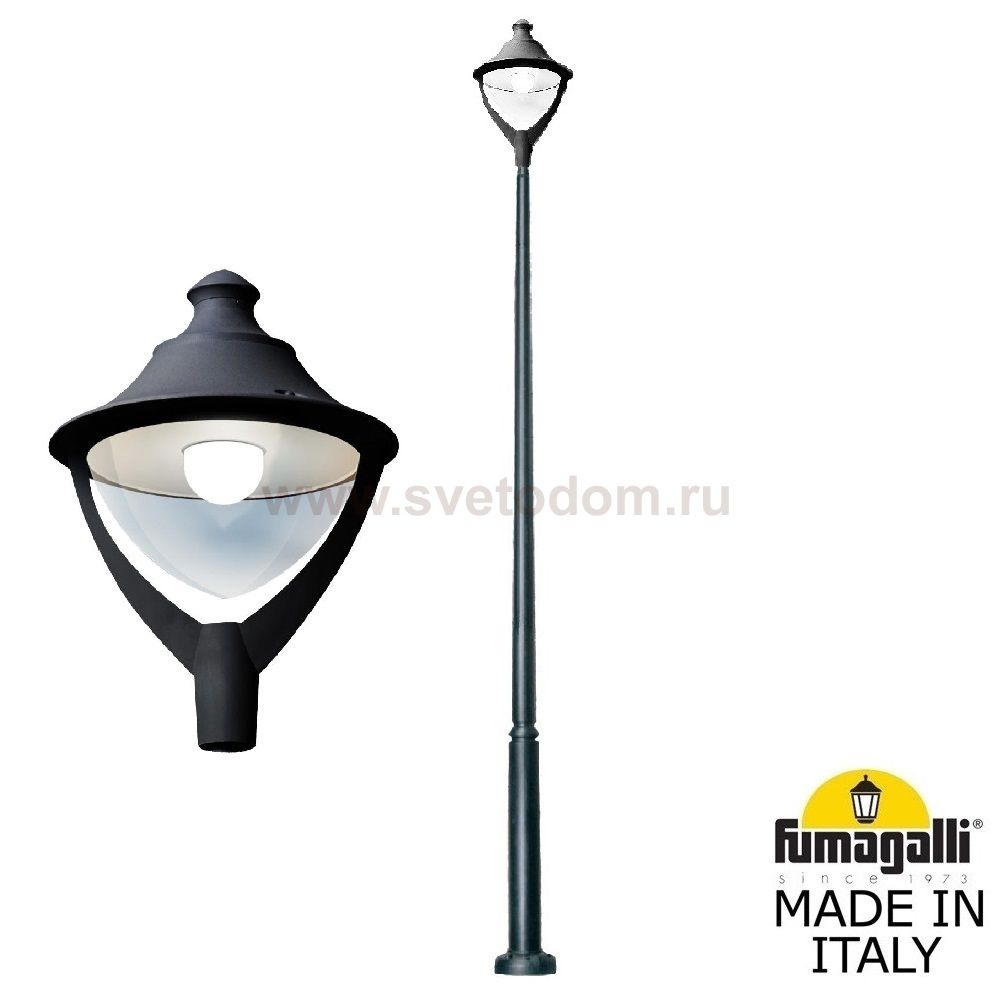 Парковый фонарь  FUMAGALLI EKTOR 4000/BEPPE P50.372.000.AXH27