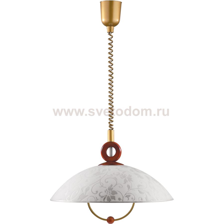 Светильник подвес Сонекс П637 белый/т.дер/бронз. VUALE