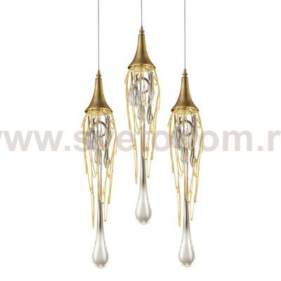 Подвесной светильник Delight P68009M-3/R gold