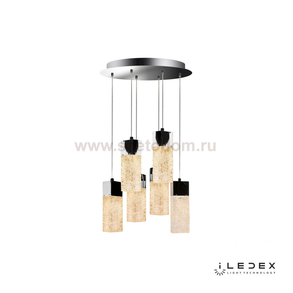 Подвесной светильник iLedex Ice P81000/6 Хром