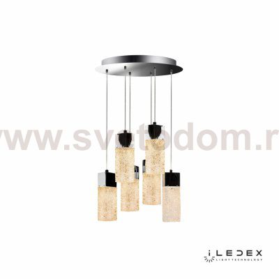 Подвесной светильник iLedex Ice P81000/6 Хром
