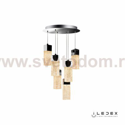 Подвесной светильник iLedex Ice P81000/6 Хром