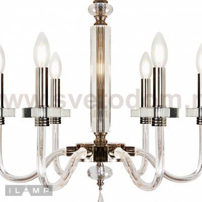 Подвесная люстра iLamp Vibe P9474-6 Nickel