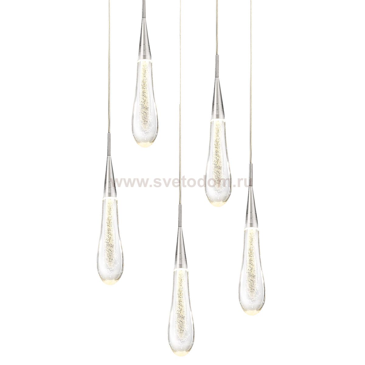 Подвесной светильник Pour 5 silver