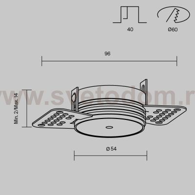 Аксессуар Maytoni PA001-TRS-B Accessories for pendant