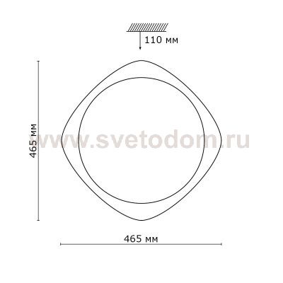 Сонекс PAL 2019/B настенно-потолочный светильник