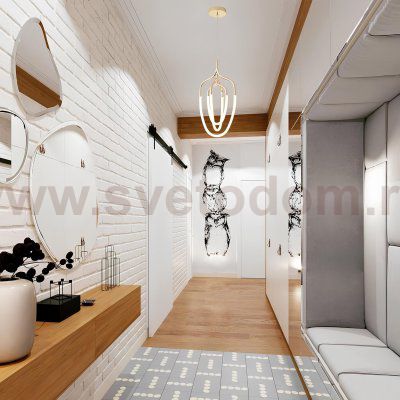 Светильник подвесной Crystallux PERA SP50W LED GOLD PERA