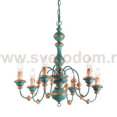 Ideal Lux PISA SP6 BLU Светильник подвесной