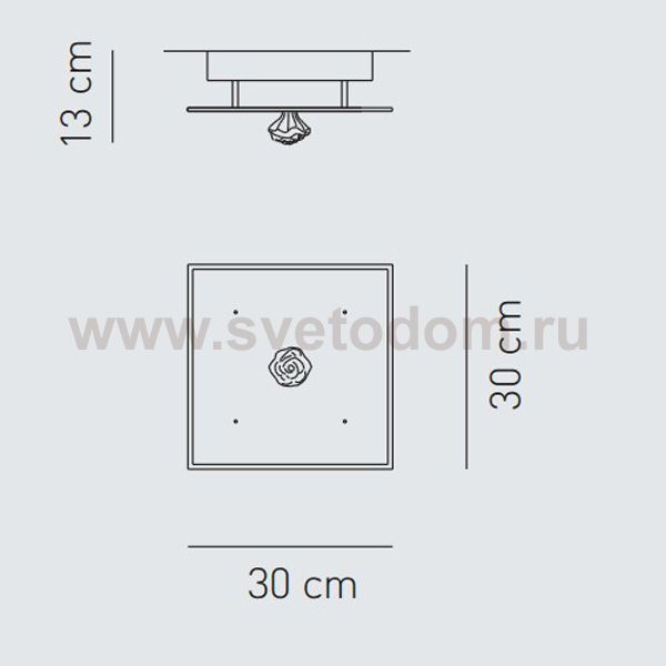 Настенный светильник бра Axo Light PL SHIRAS P RS Axo