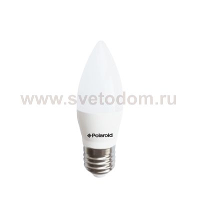 Светодиодная лампа LED 220-240V C37 4W 3000K E27 350lm Polaroid