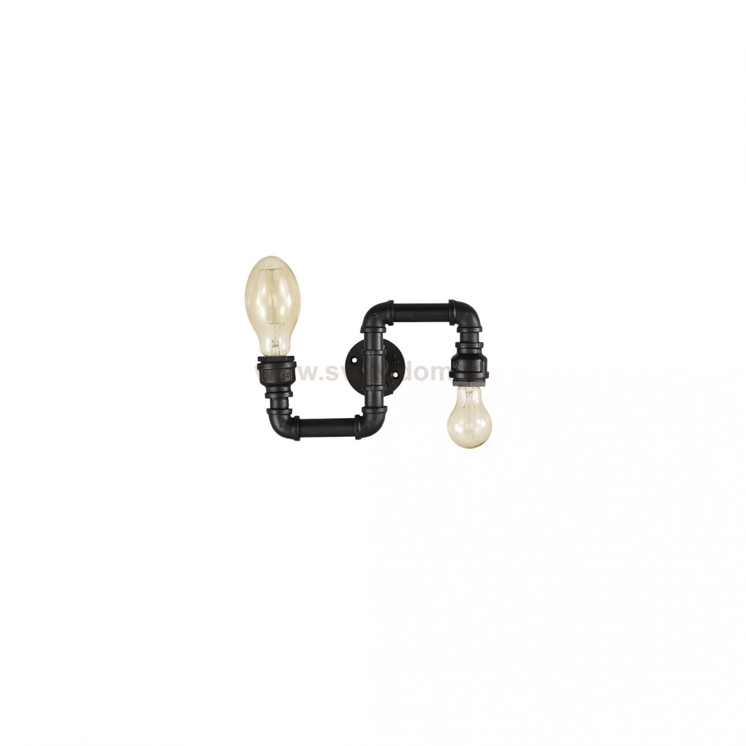 Светильник бра Ideal lux PLUMBER AP2 NERO (136691)