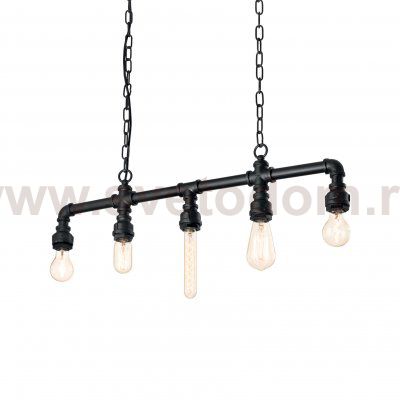 Люстра Ideal lux PLUMBER SP5 NERO (136738)