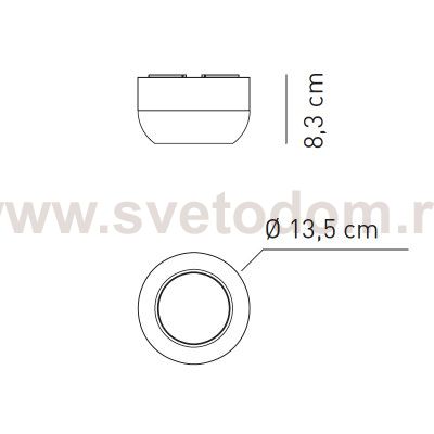 Потолочный светильник Axo Light PLURBANMNIXXLED