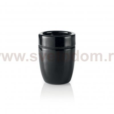 Сопутствующий товар Ideal lux PORTALAMPADA E27 CERAMICA NERO (155234)