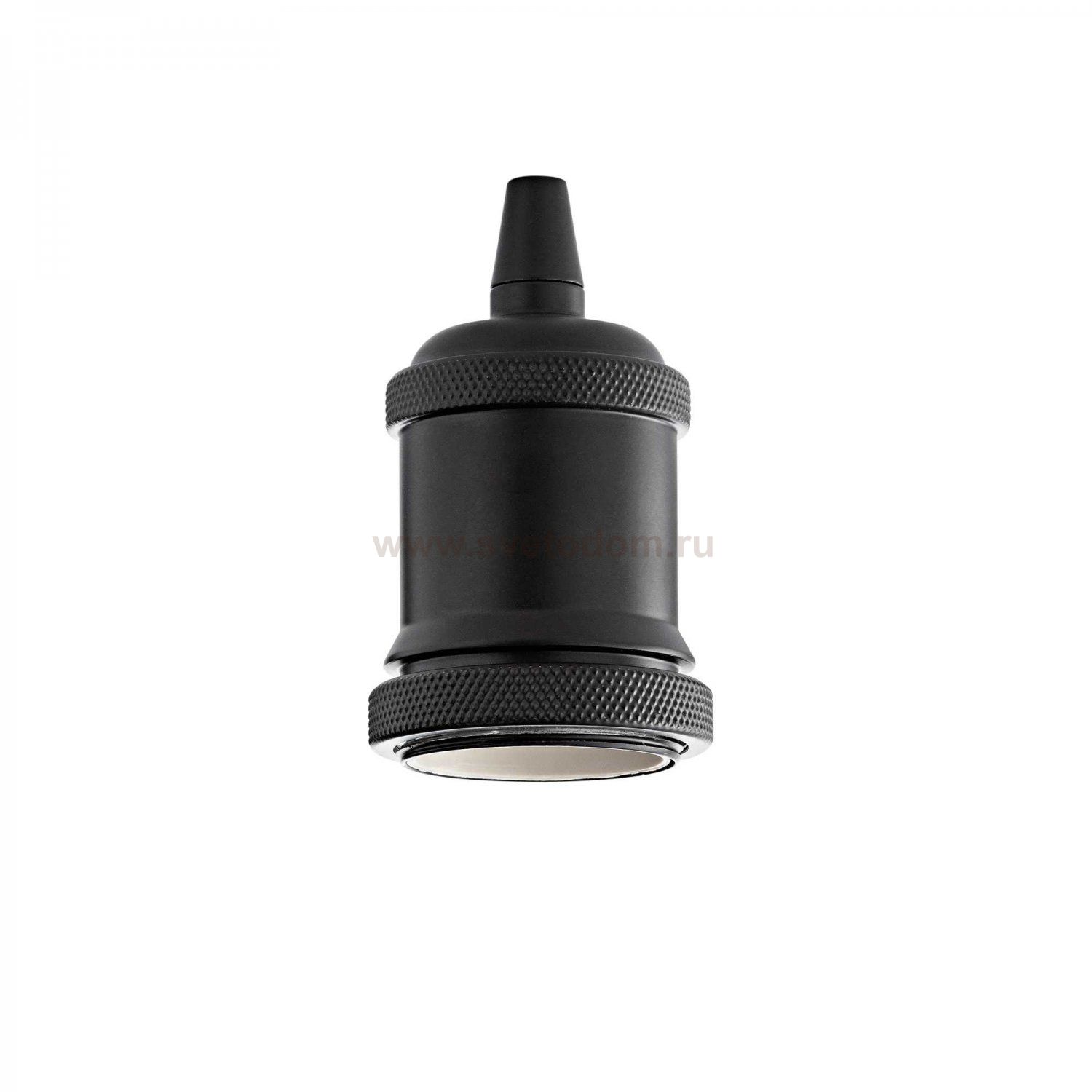 Ideal Lux PORTALAMPADA E27 GHIERA NERO