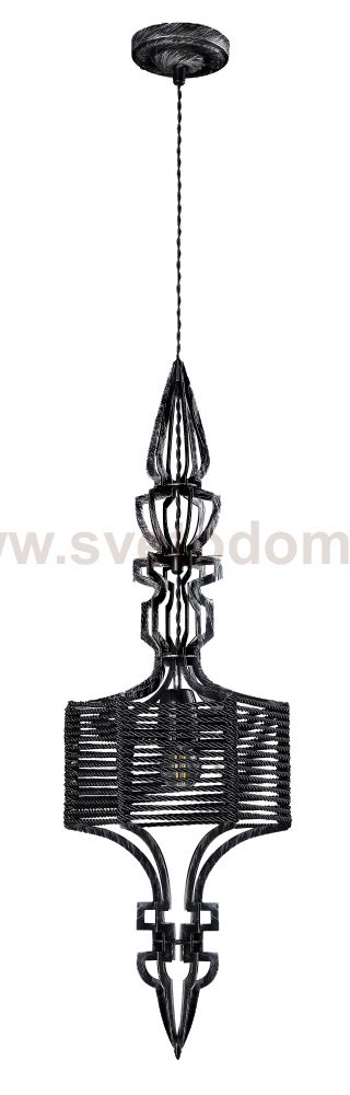 Светильник Crystal lux PRIMA SP1 A BLACK-SILVER/BLACK