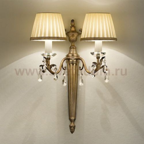 Настенный светильник Masiero PRIMADONNA A2 Brunito CR