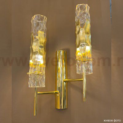 Светильник настенный бра Crystallux PRIMAVERA AP2 GOLD PRIMAVERA