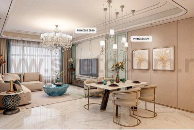 Светильник подвесной Crystal Lux PRINCESS SP1 (2760/201)