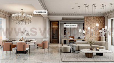 Светильник подвесной Crystal Lux PRINCESS SP1 (2760/201)