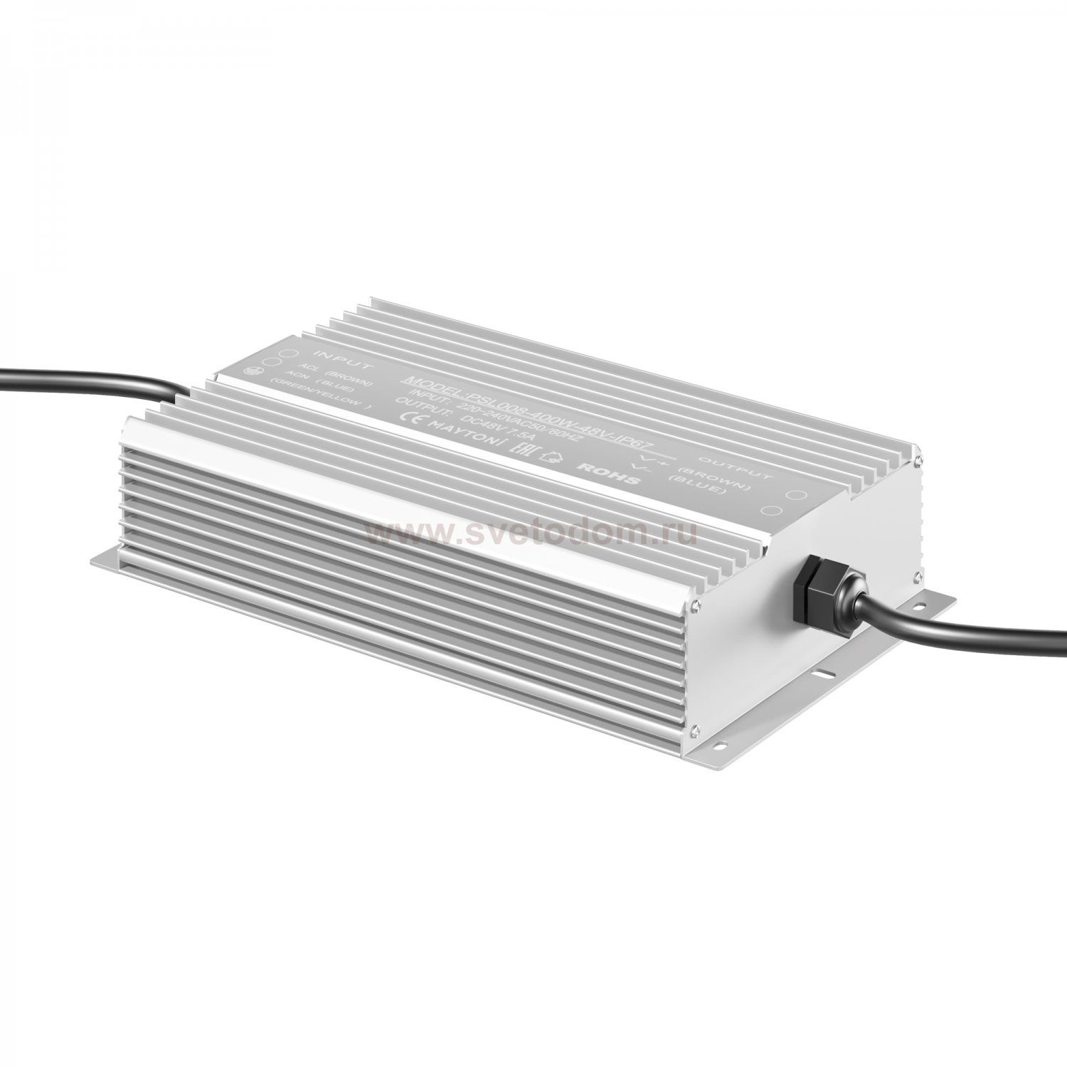 Блок питания Maytoni PSL008-400W-48V-IP67 Power Supply Magnetic