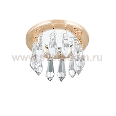 Светильник Gauss Brilliance PT002, Кристалл/Золото, Gu5.3 (PT002)
