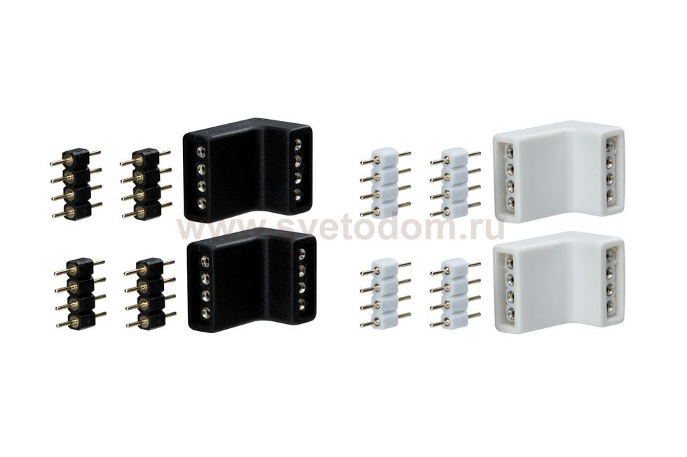 Paulmann 70334 FN YourLED Edge-Connector 4er-Pack Ws Sz