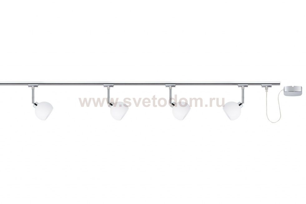 Paulmann 95191 URail LED Set Wolbi 4x3,5W GZ10 Chr/Opal