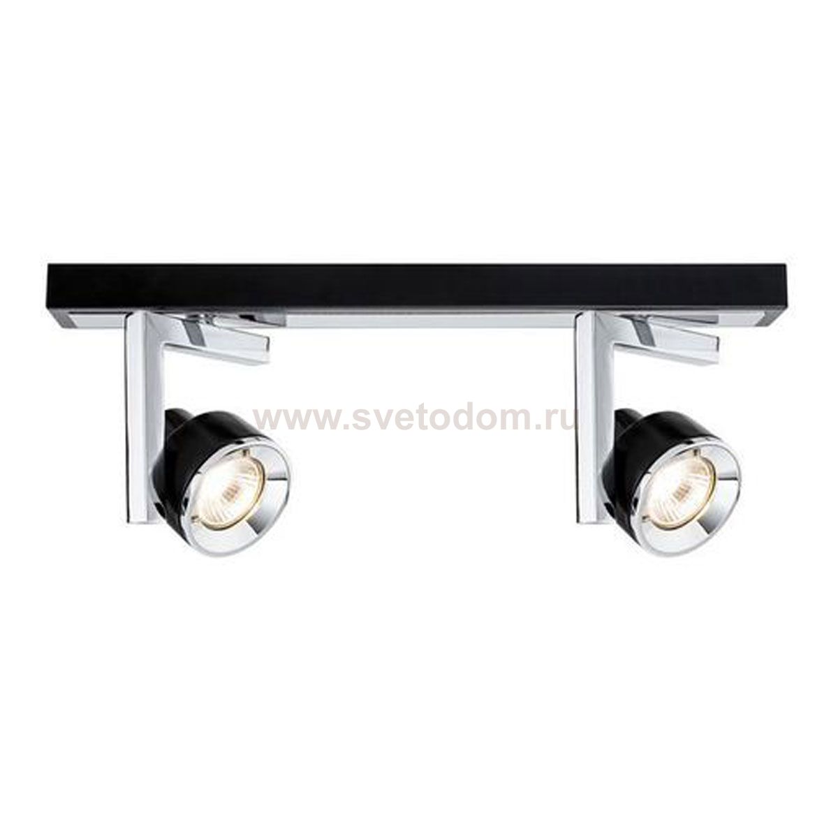 Paulmann 60234 SL Turn Balken 2x40W GU10 Sz/Chr