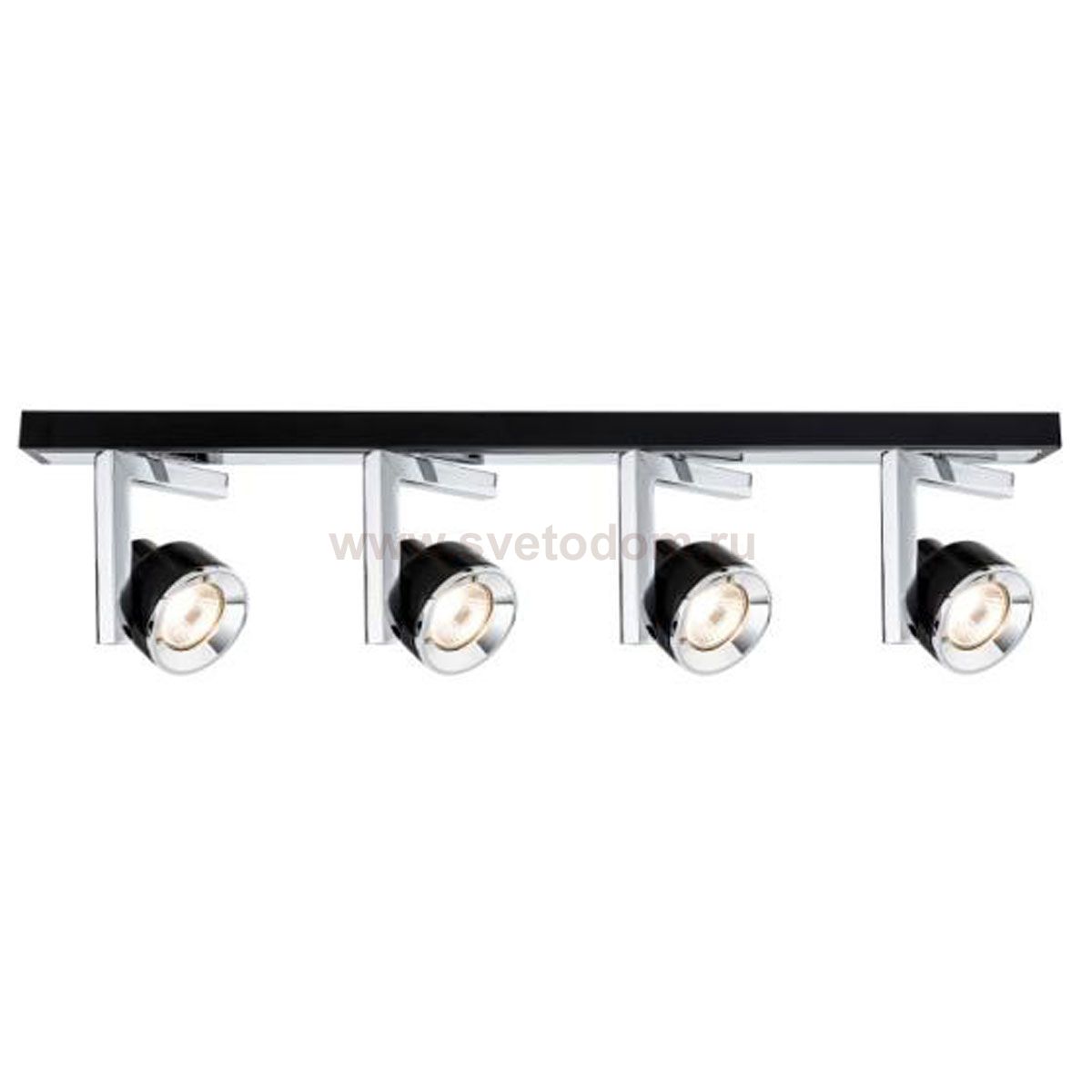 Paulmann 60235 SL Turn Balken 4x40W GU10 Sz/Chr