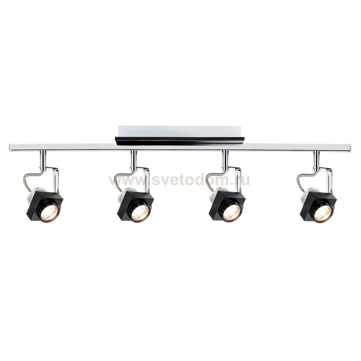 Paulmann 60258 SL Phase Stange 4x4W Schwarz Chrom