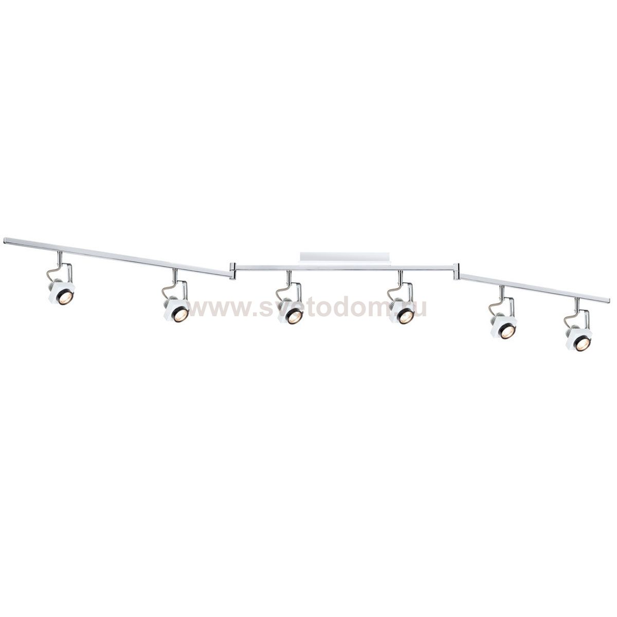 Paulmann 60263 SL Phase Stange 6x4W Weiss Chrom