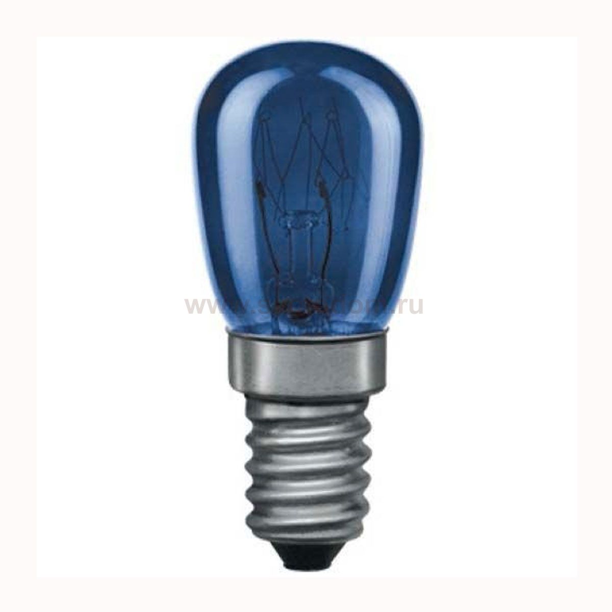 Грушевидная лампа TV-синяя, E14, 25мм 15W Paulmann 81010