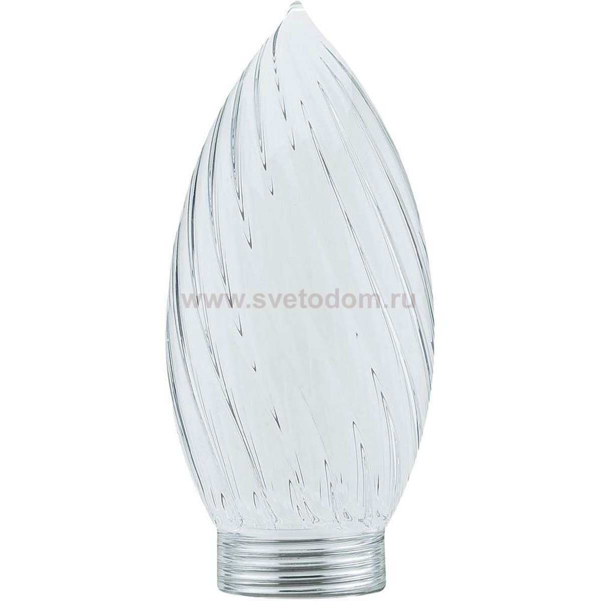 Paulmann 87571 Glas Kerze gedreht Minihalogen Klar