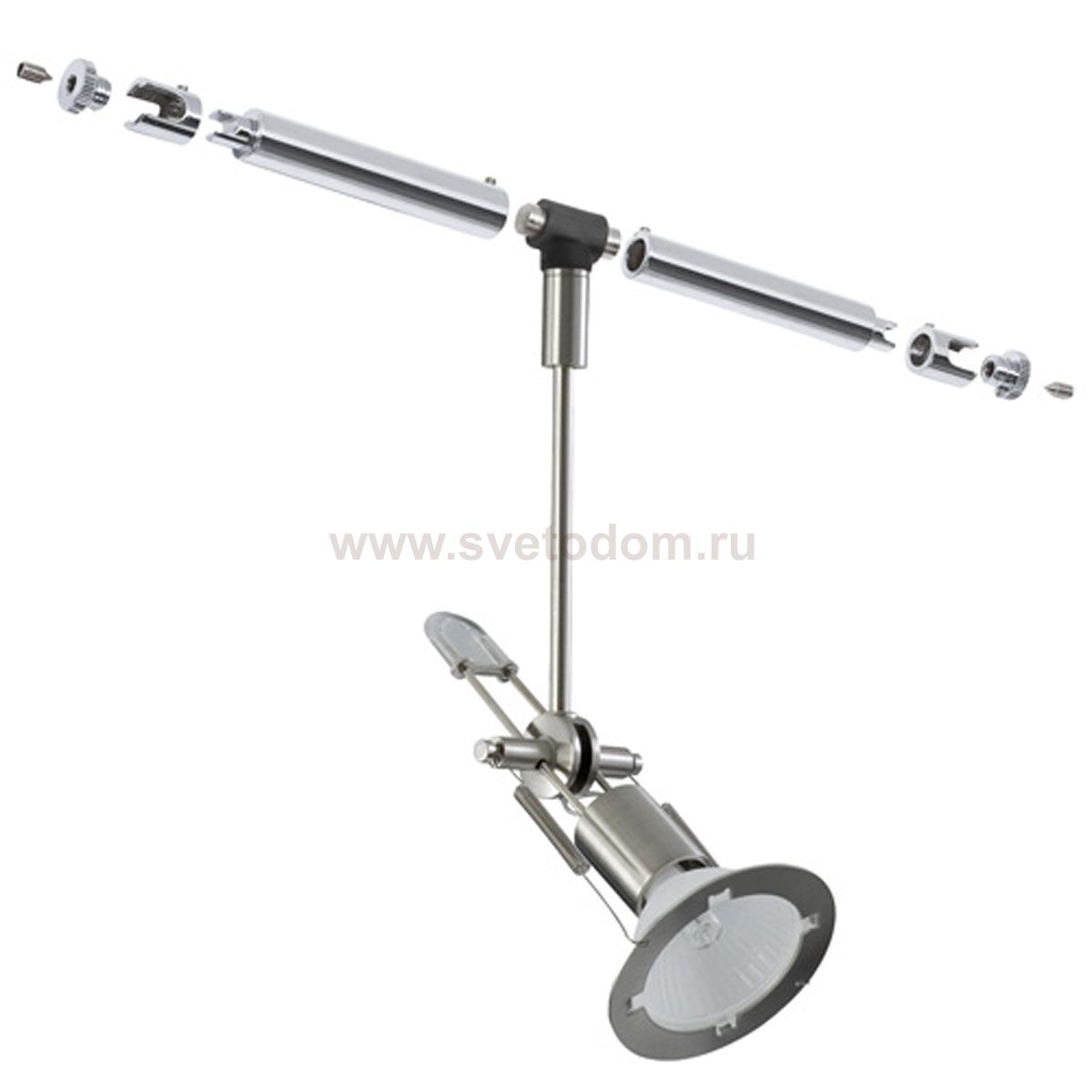 Paulmann 94018 Cветильник для струнной системы Tangens 1x35W GU5,3 12V железо шероховатое