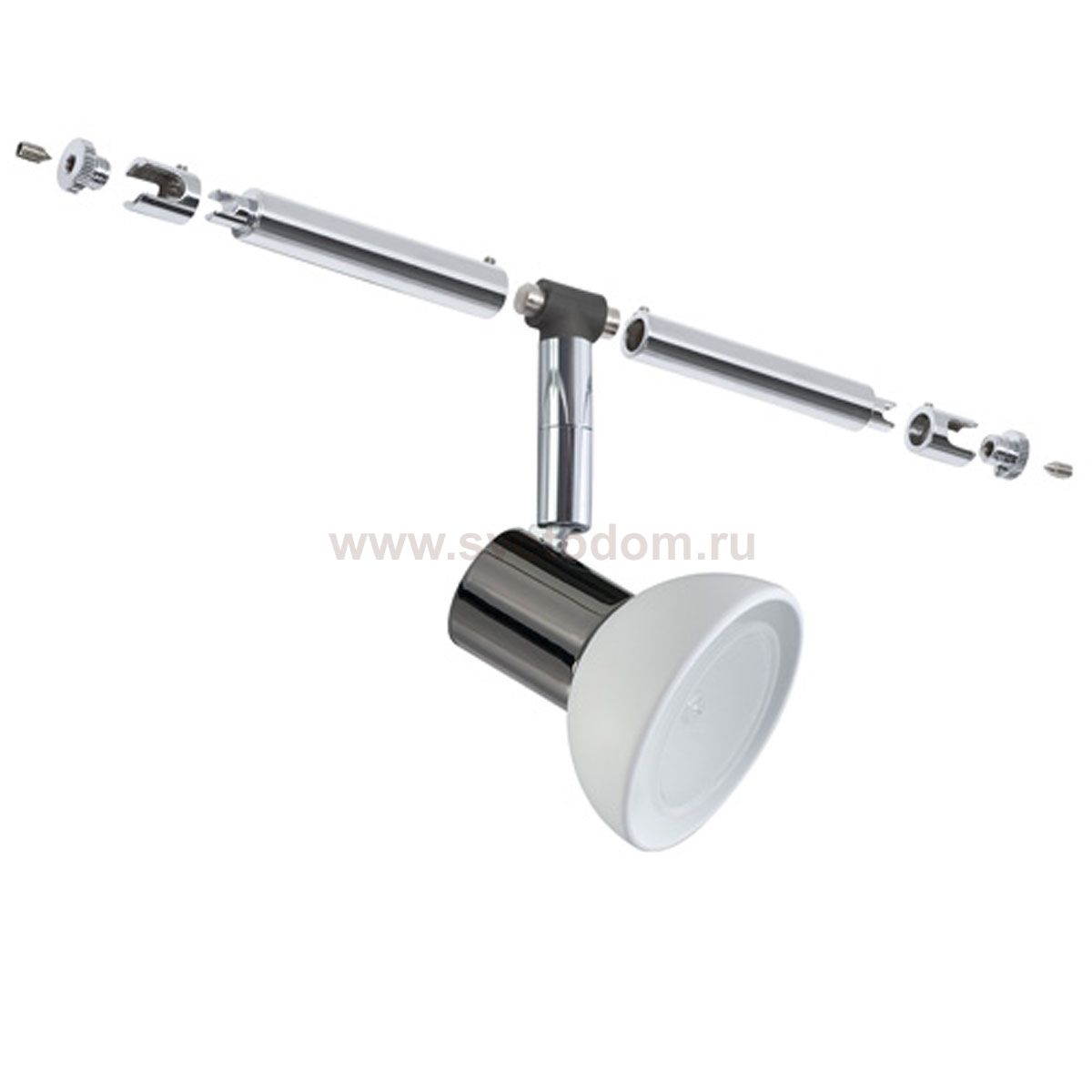 Paulmann 94046 Cветильник для струнной системы Sheela 1x35W GU5,3 12V черный опал