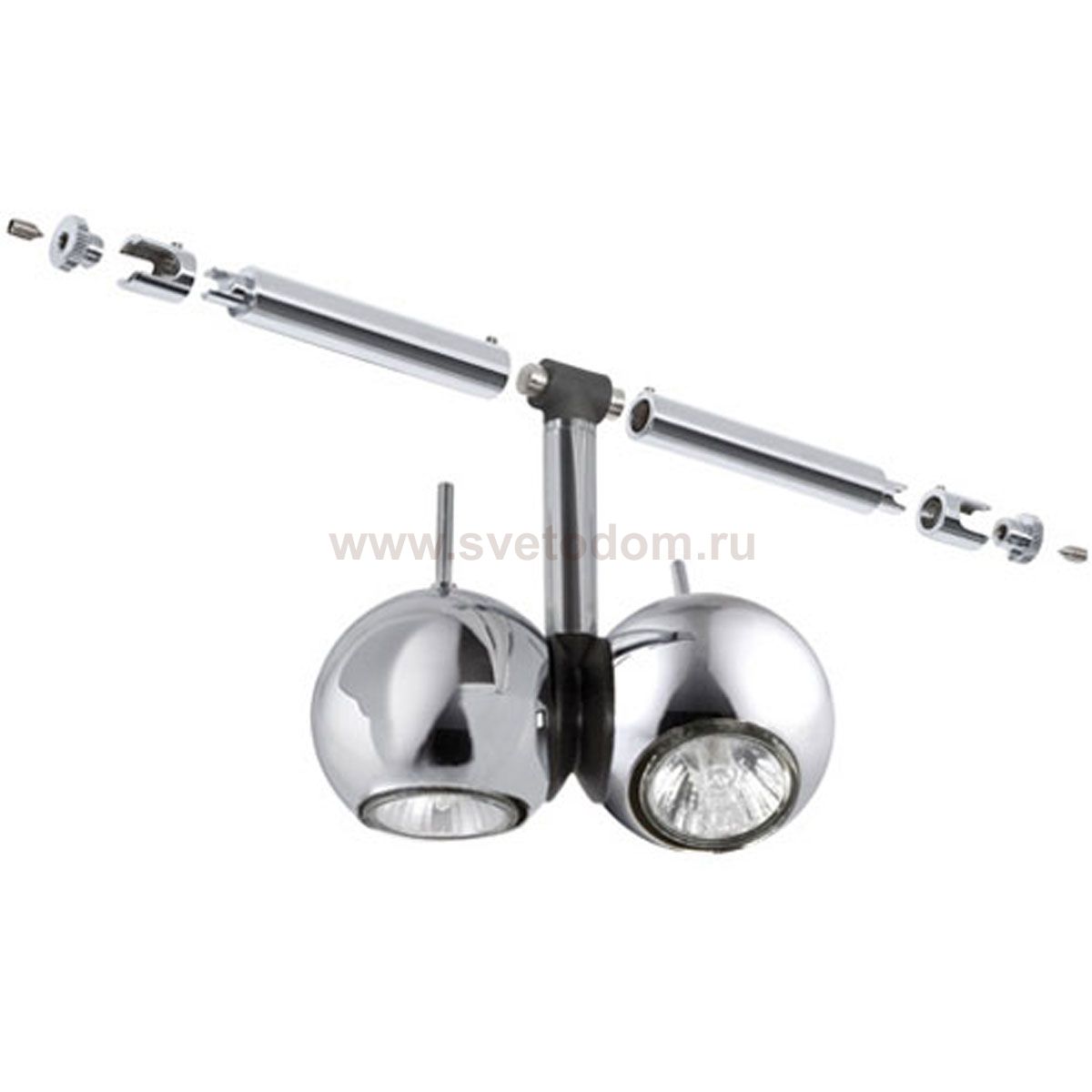 Paulmann 94049 Cветильник для струнной системыSphere 2x20W GU4 12V хром