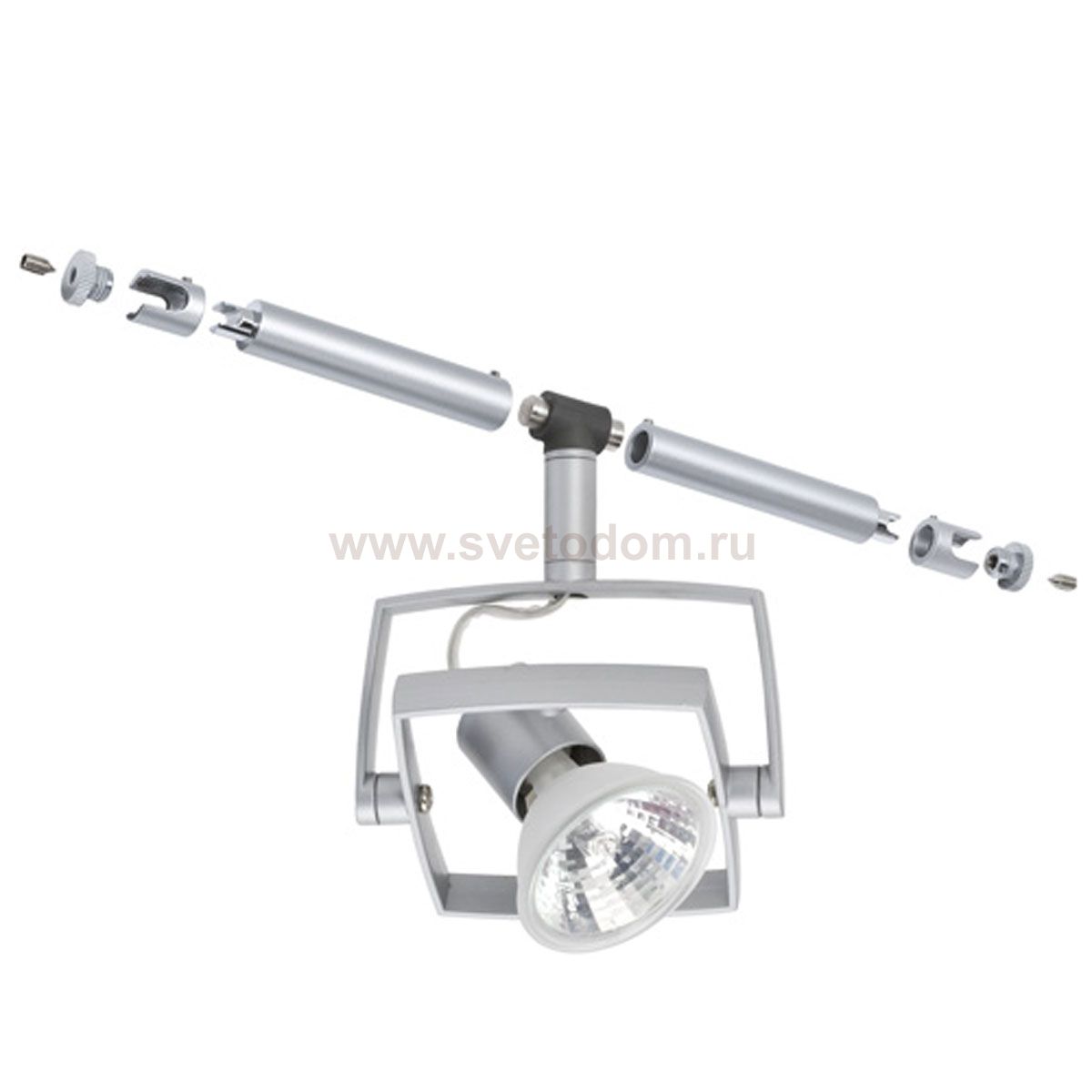 Paulmann 94053 Cветильник для струнной системы Mac2 1x35W GU5,3 12V храм матовый