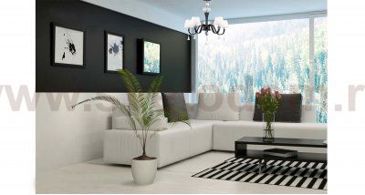 Люстра Lucia Tucci Pelle Nerre 120.5