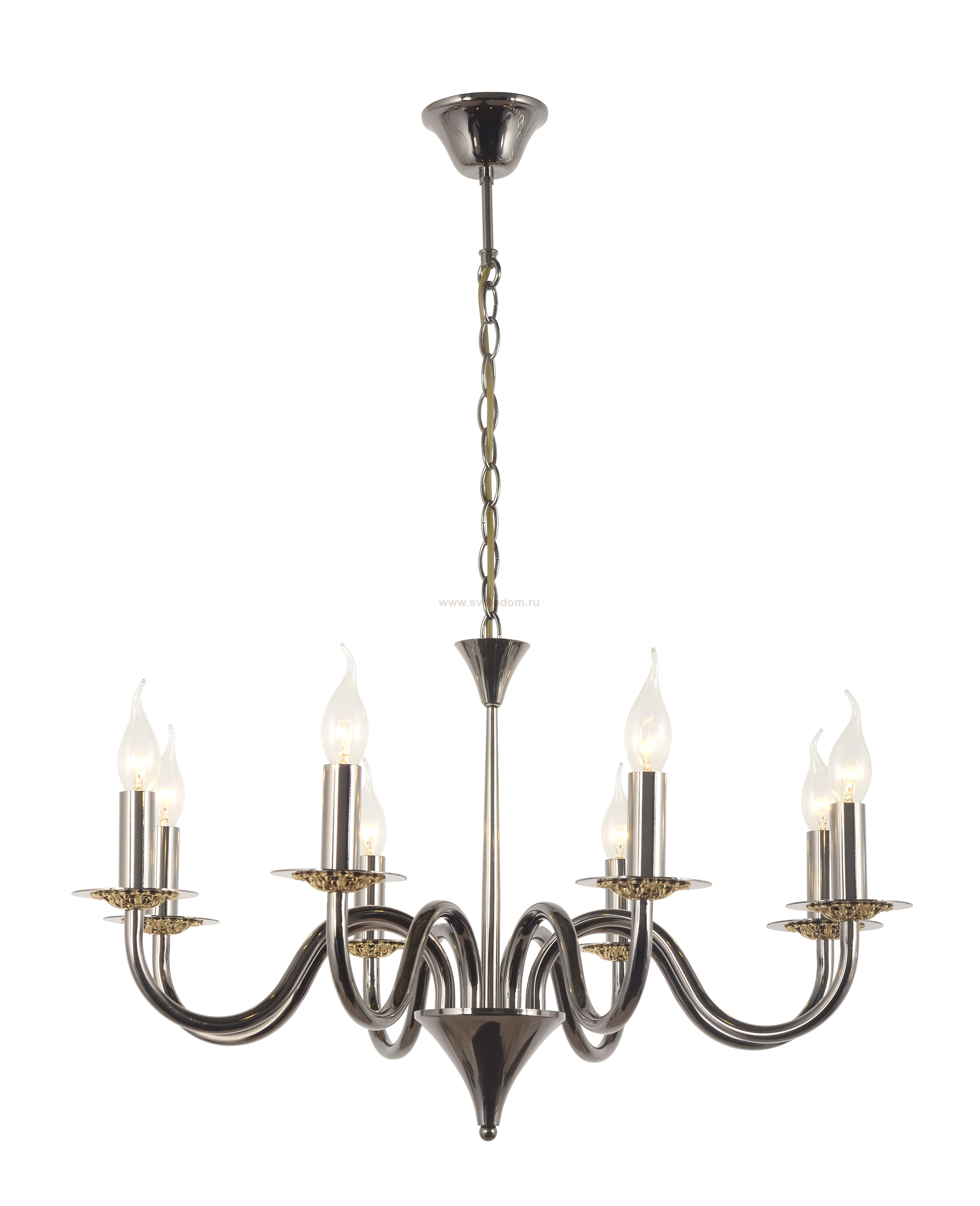 Подвесная люстра Arti Lampadari Pontone E 1.1.8 PB (без абажуров)