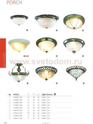 Люстра потолочная Arte Lamp A7847PL-2AB Ocean