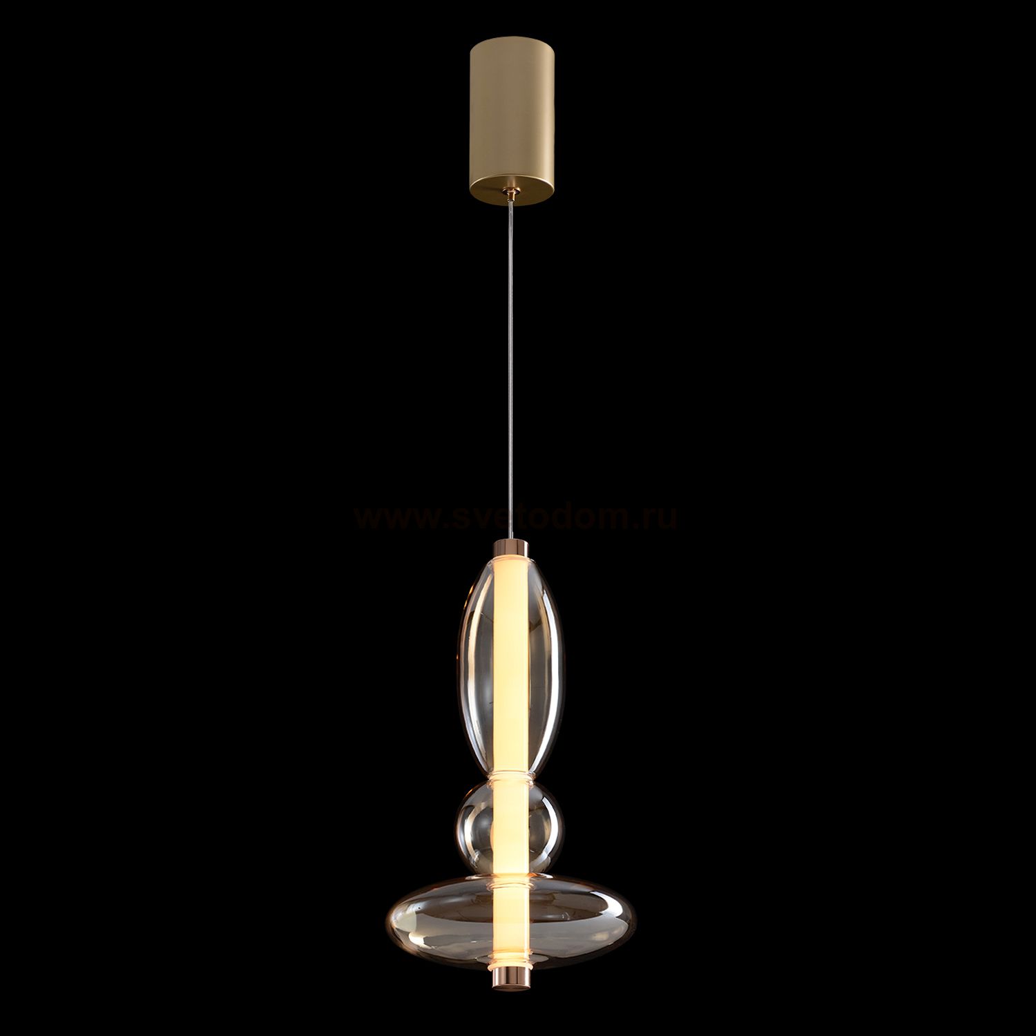 Светильник подвесной Crystallux QUASAR SP10W LED AMBER QUASAR