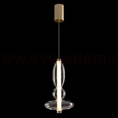 Светильник подвесной Crystallux QUASAR SP10W LED TRANSPARENT QUASAR