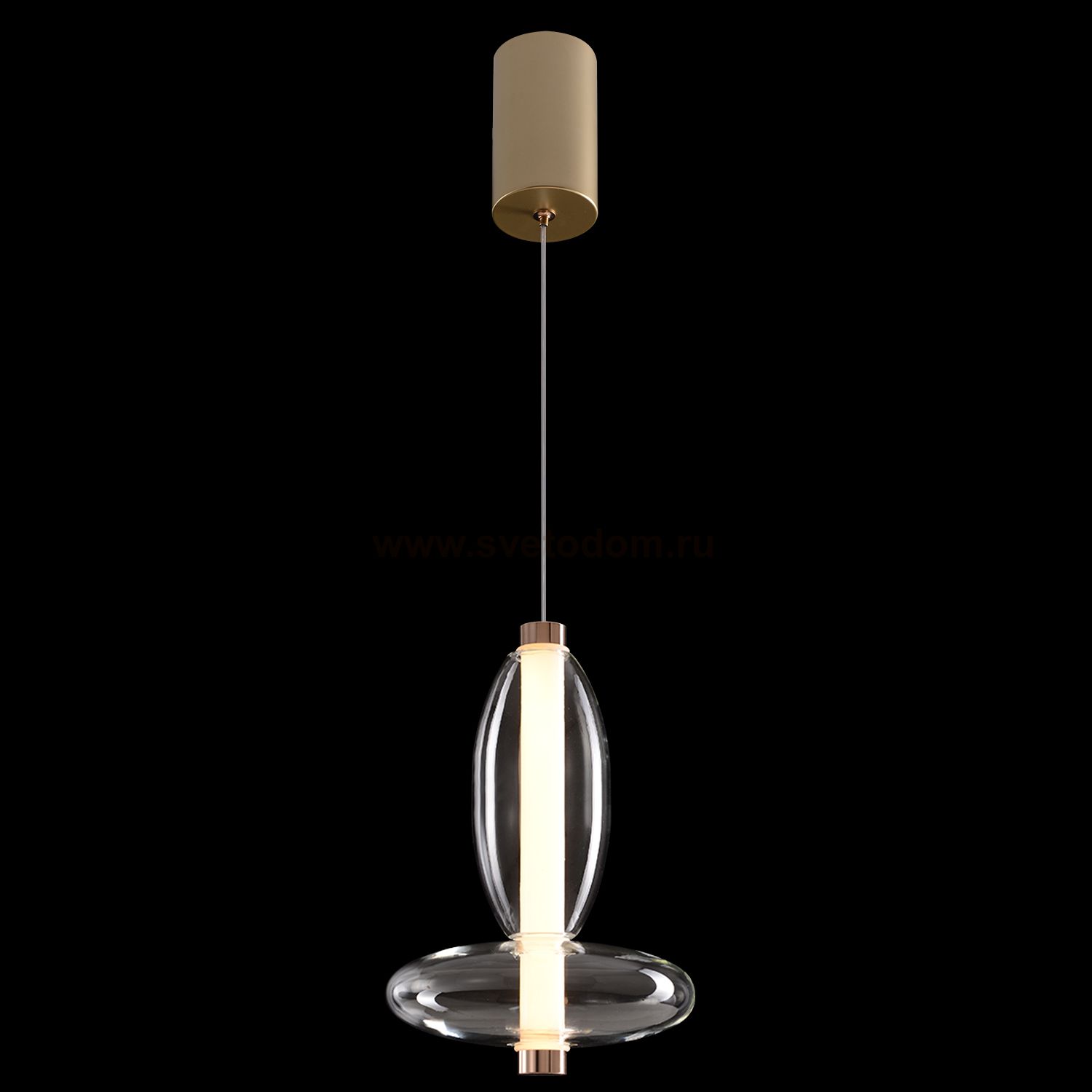 Светильник подвесной Crystallux QUASAR SP7W LED TRANSPARENT QUASAR