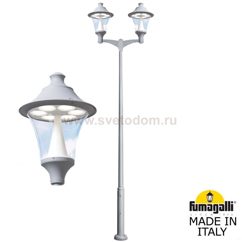 Парковый фонарь  FUMAGALLI EKTOR 4000/MIDIPILAR/REMO2L R50.372.A20.LXD6L