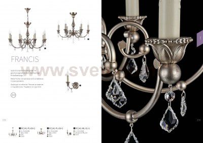 Светильник бра Maytoni RC141-WL-01-G Francis